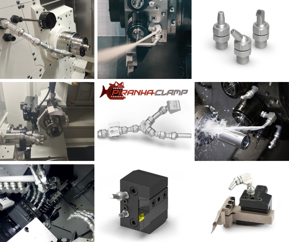 Systemy chłodzenia narzędzi Piranha Coolingline