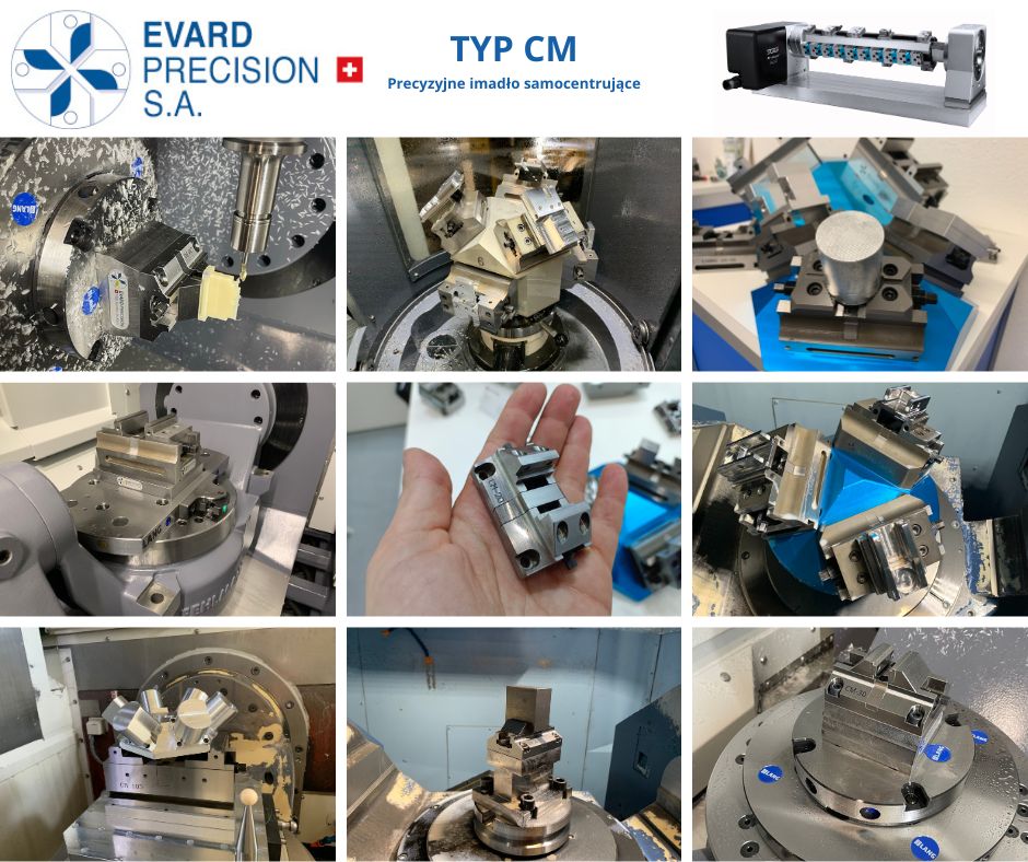TYP CM - Precyzyjne imadło samocentrujące