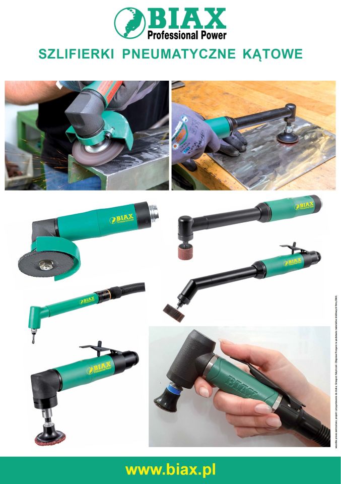 SZLIFIERKI PNEUMATYCZNE KĄTOWE