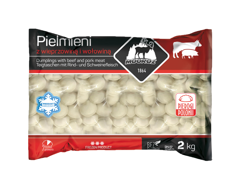 Pielmieni wieprzowo-wołowe