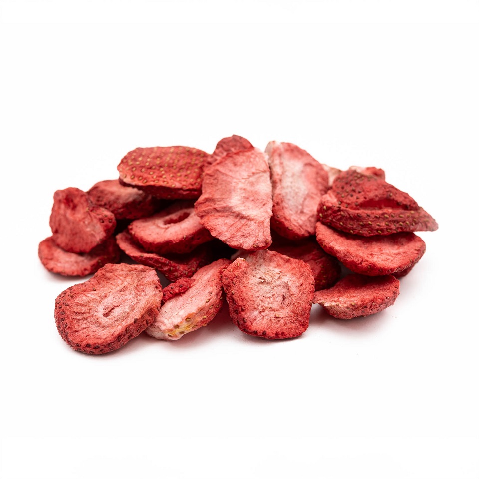 Liofilizowana truskawka plastry