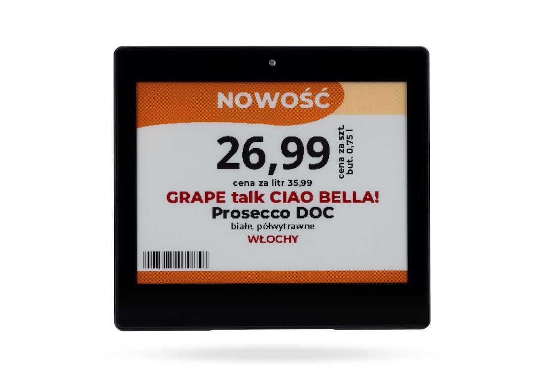 Elektroniczna etykieta cenowa 5,8