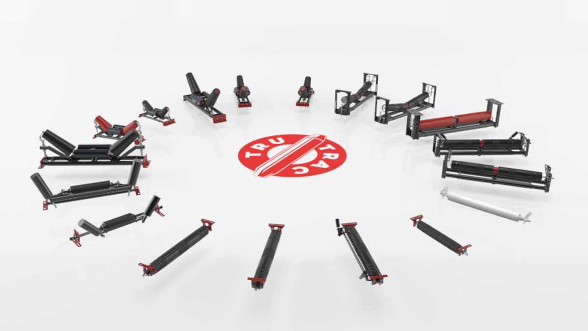 Rolki Tru-Trac – precyzyjne prowadzenie taśmy przenośnikowej